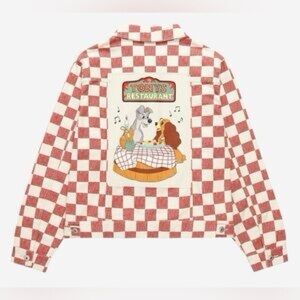 Disney Red and White Checkerboard Jacket
